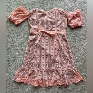 For Love and Lemons mini lace dress